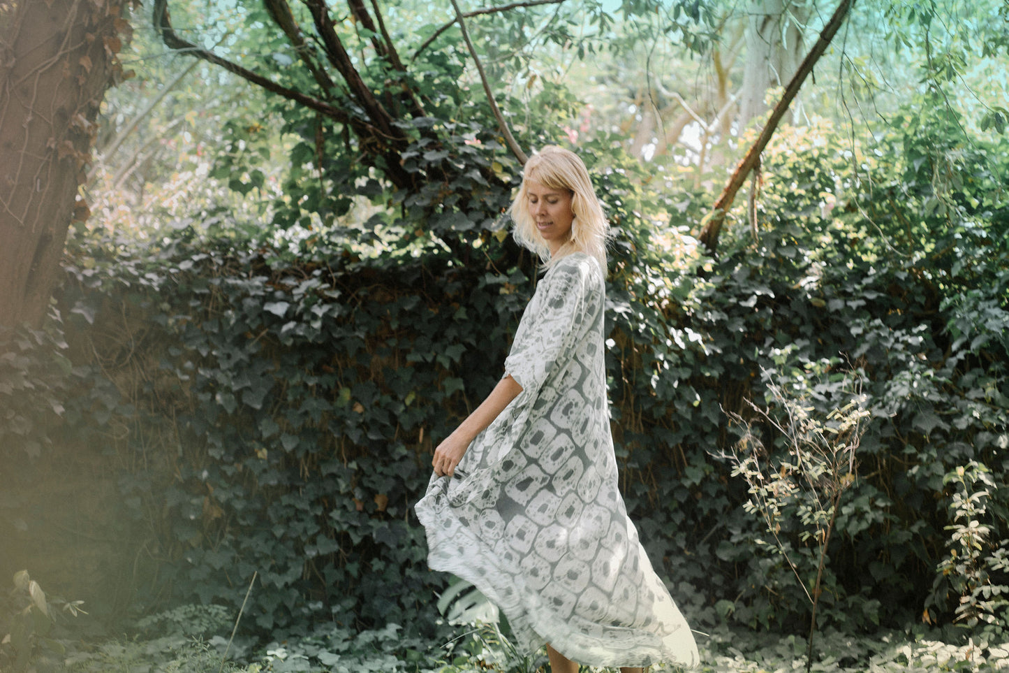 Free size cotton kaftan dress
