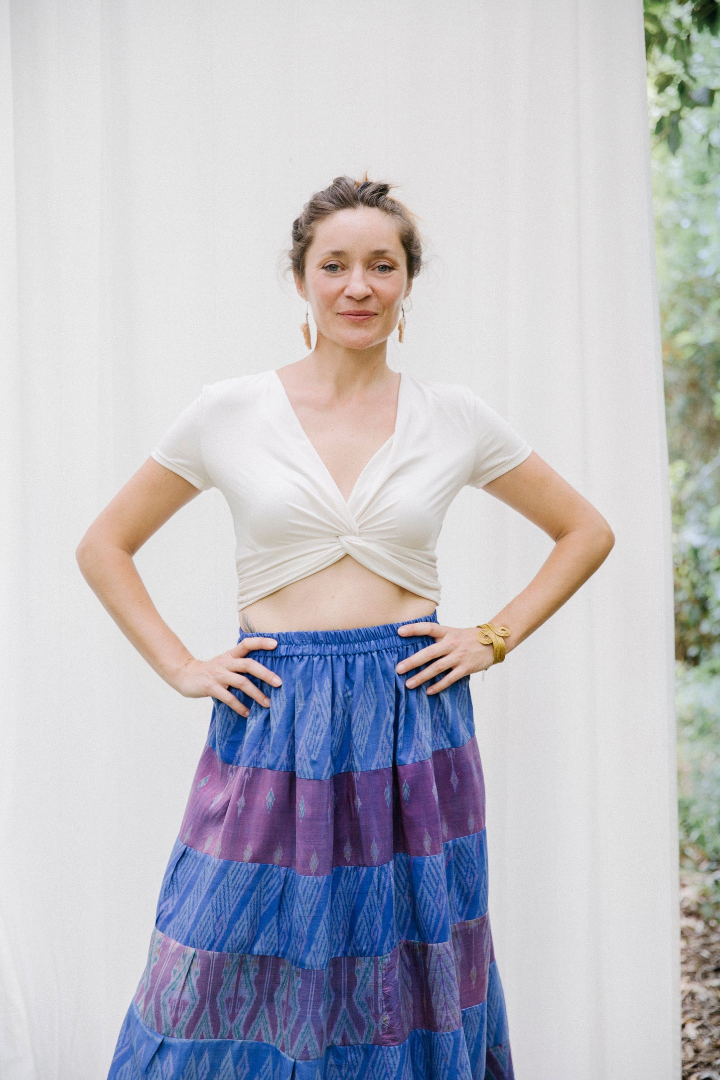 Silk skirt