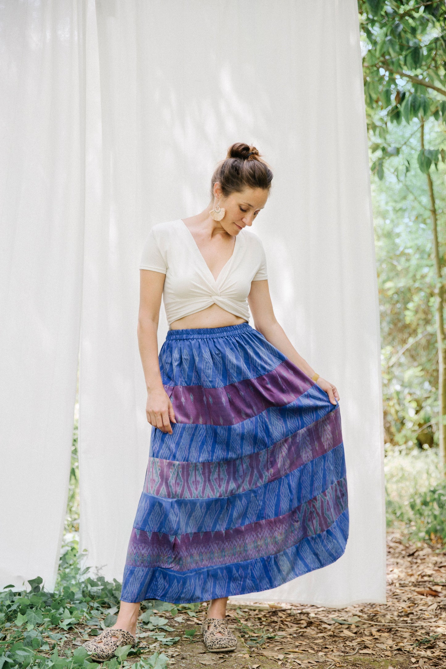 Silk skirt