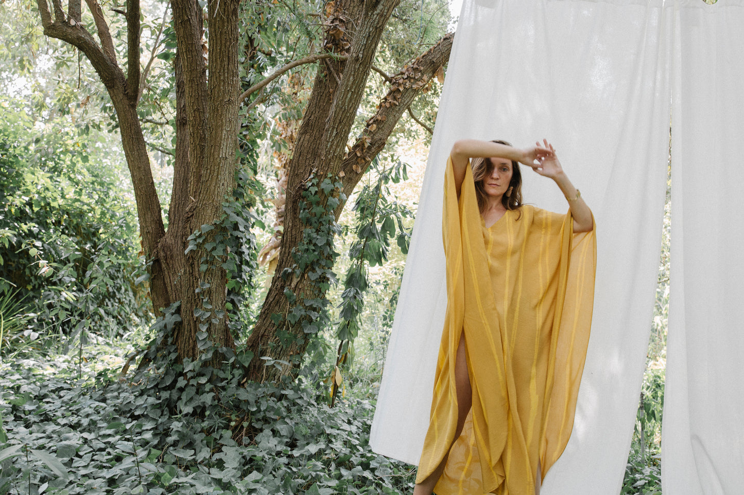 Free size cotton kaftan dress