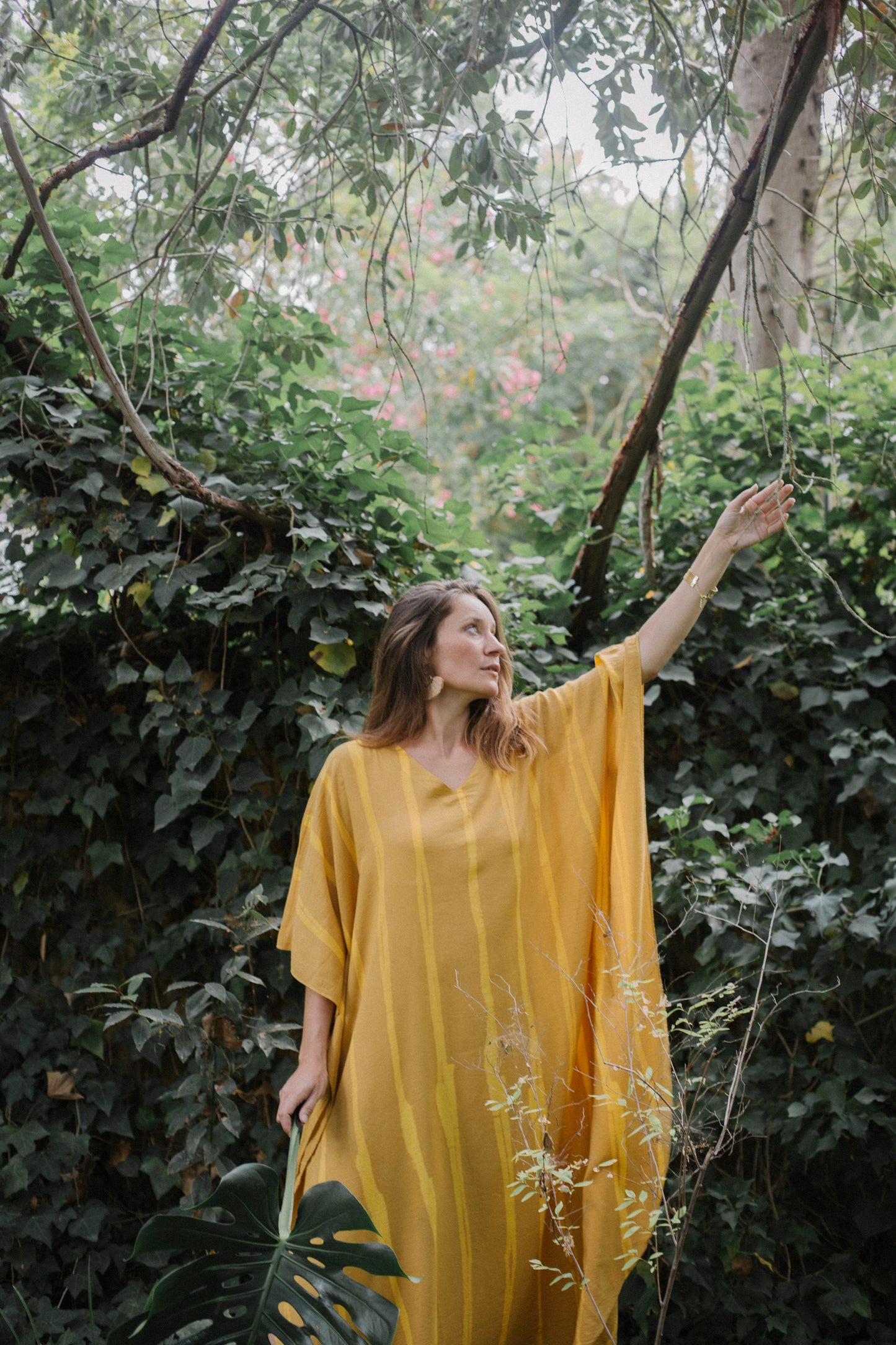 Free size cotton kaftan dress