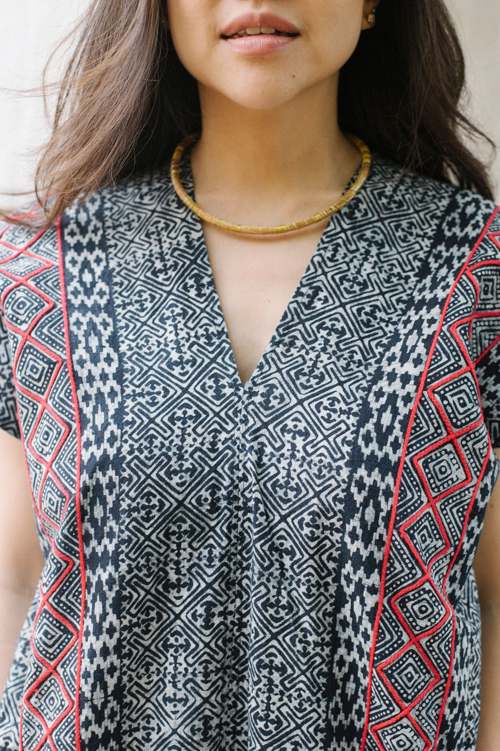 Tribal cotton dress