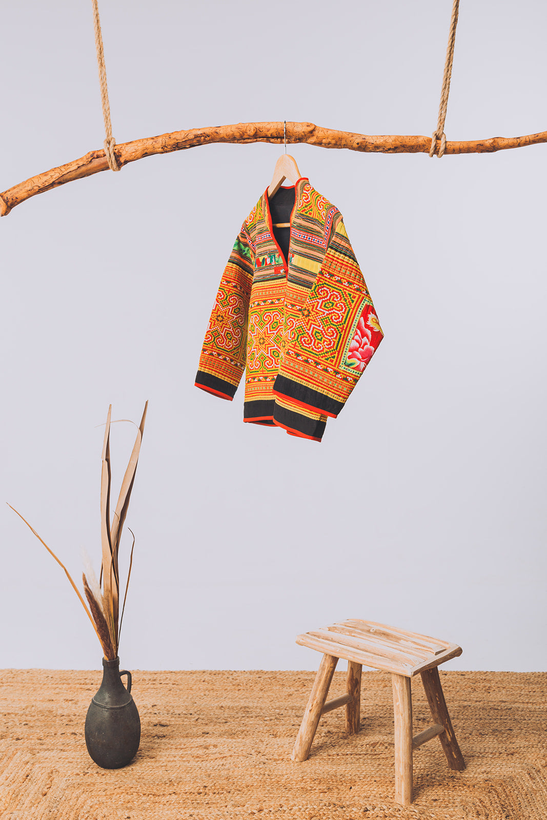 Mhong tribal cardigan