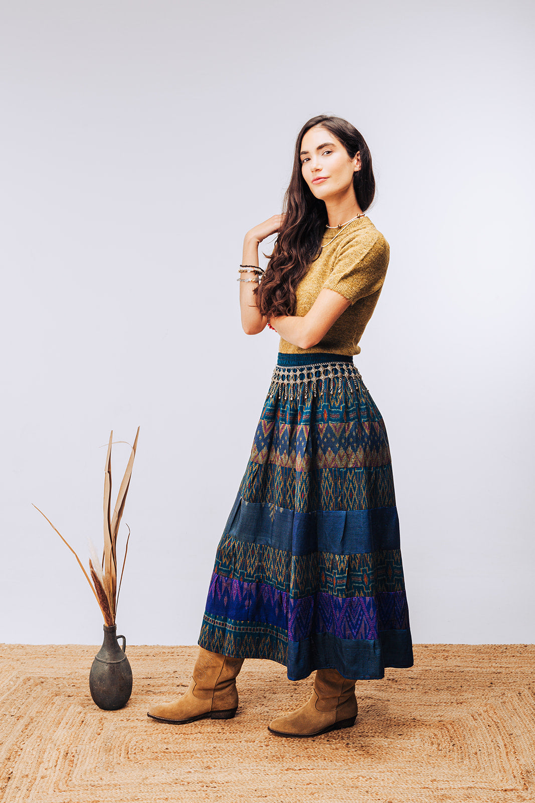 Silk skirt
