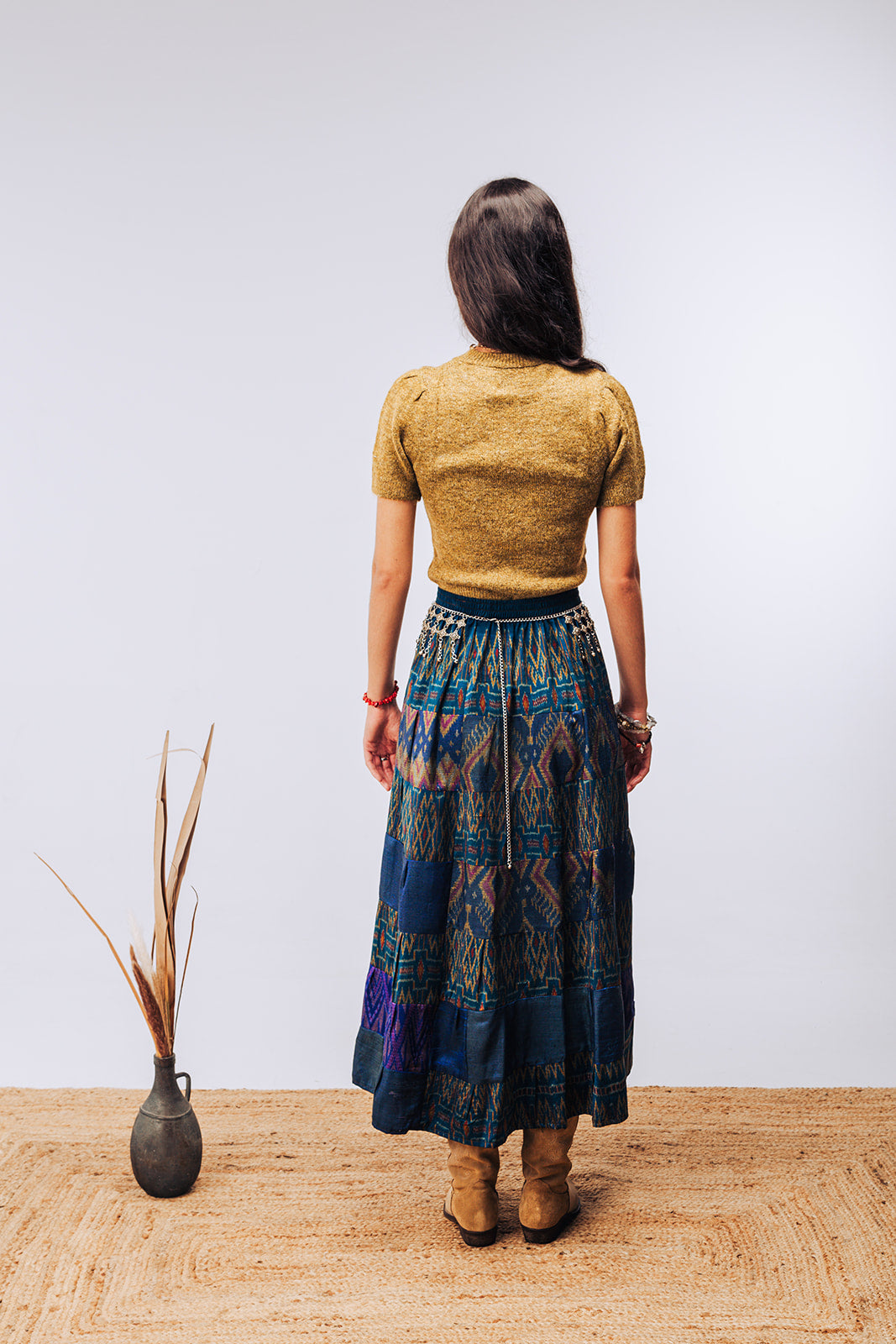Silk skirt