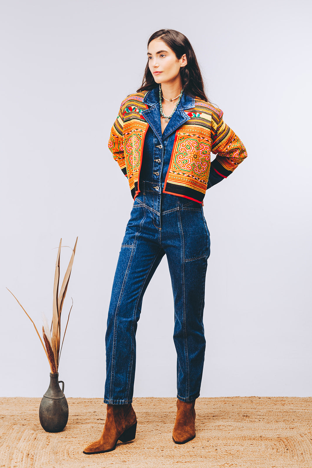 Mhong tribal cardigan