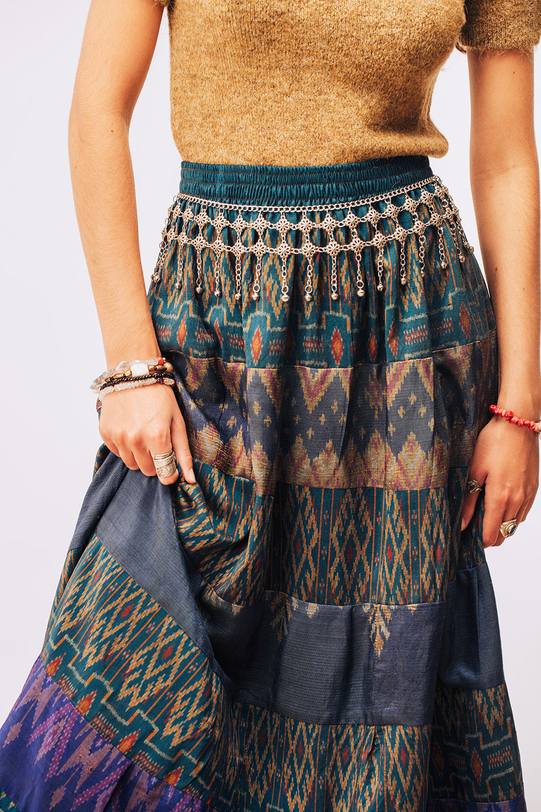 Silk skirt