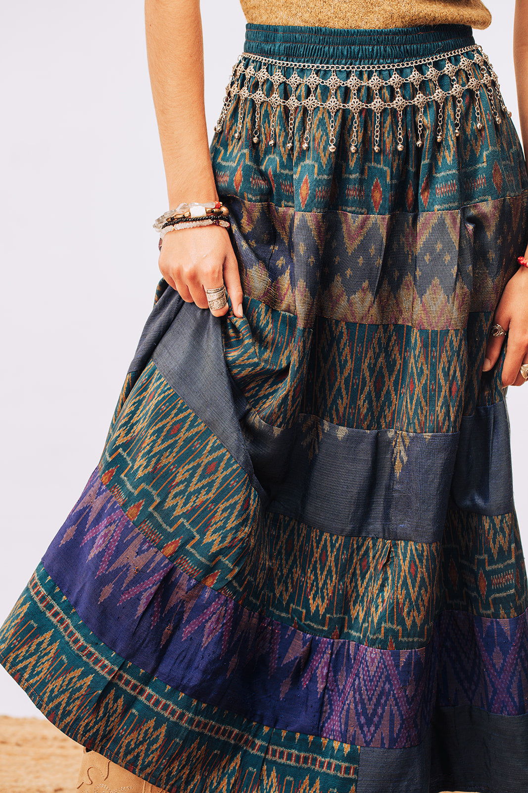 Silk skirt