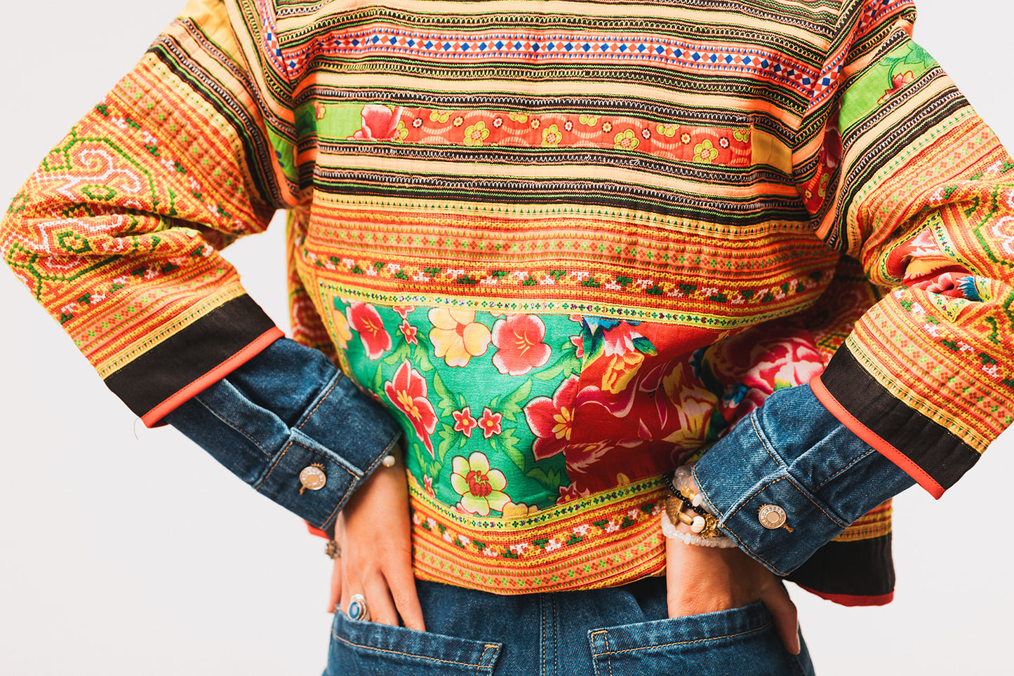 Mhong tribal cardigan