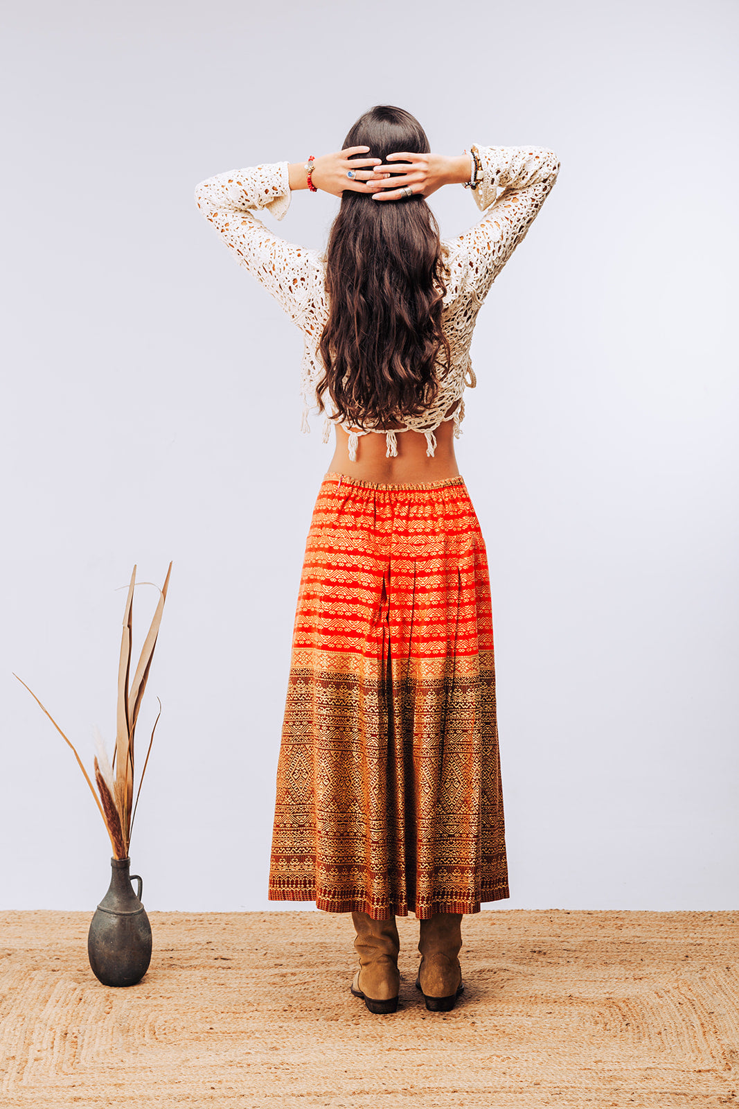 Northern Ethnic Print Skirt